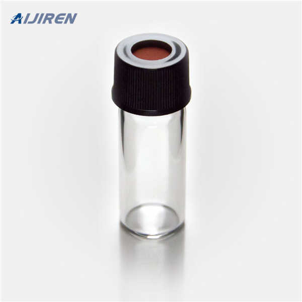 8mm clear shell vials flat bottom for glass products-HPLC 